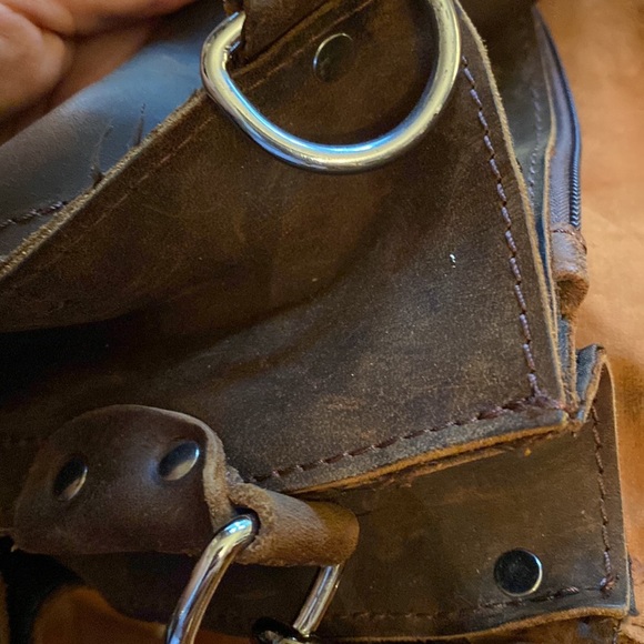 Kattee leather vintage briefcase 17x14x8” - Picture 15 of 17